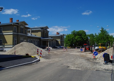 Tartu Railway Station rephoto