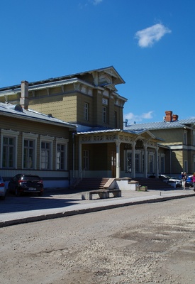 Tartu Railway Station rephoto