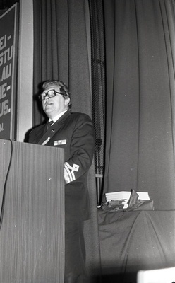 Eesti Riikliku Meremuuseumi teaduskonverents, õnnitlused ja sõnavõtud, Hugo Maide, Eesti Kalatööstuse Tootmiskoondise peadirektor  similar photo