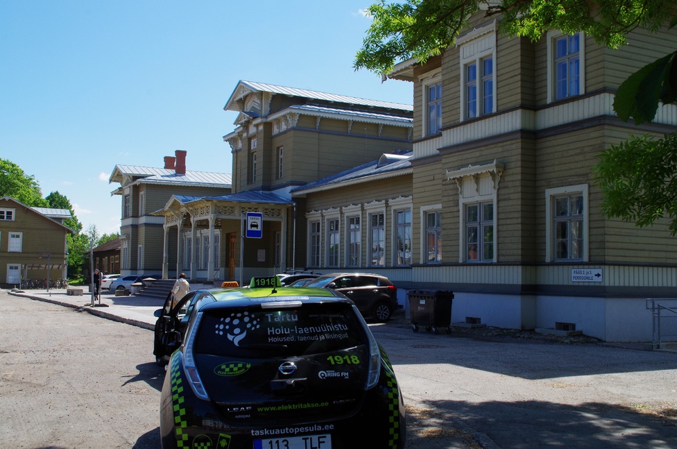 Tartu Waxal : Dorpat : Bahnhof rephoto