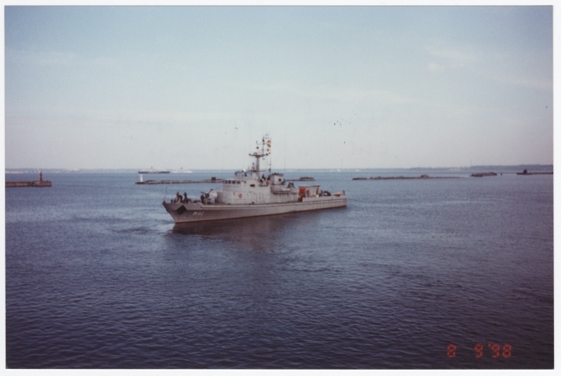 Läti miinitraaler "Imanta"  Tallinna Miinisadamas  osalemas rahvusvahelistel mereõppusel "Open Spirit 98".
08.09.1998