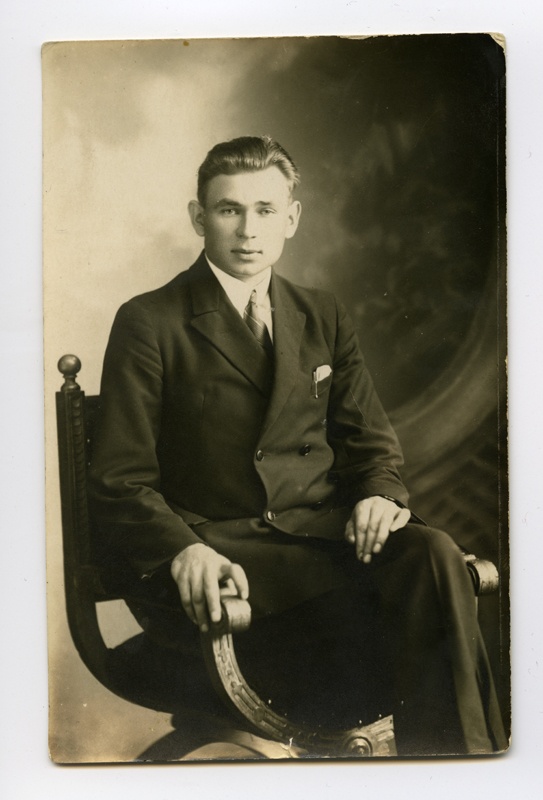 Meremees Oskar Link, portree.
Ateljeefoto.
1929