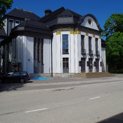 Tartu, theatre "Vanemuine". rephoto