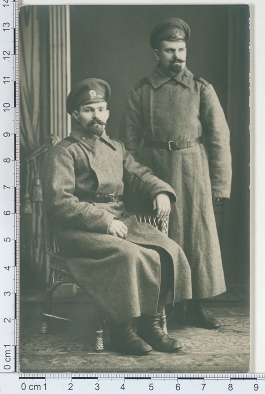 Julius Küünal ja Gustav Oinas sõjaväelastena