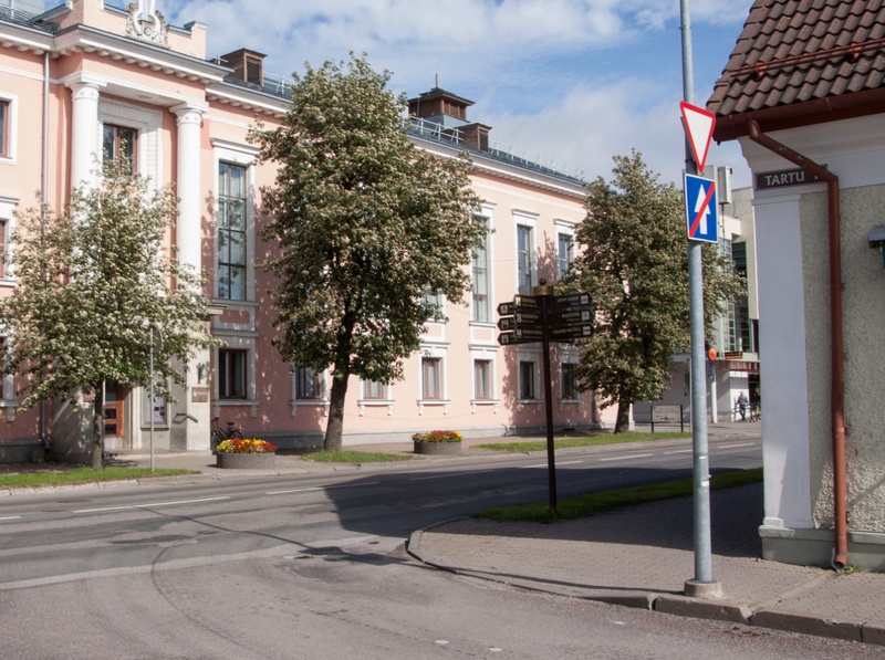 Viljandi, Tallinna ja Tartu n ristmik, 1959 F E.Veliste rephoto
