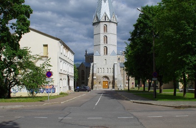 Narva-ioachimstall : Lutheran Church rephoto