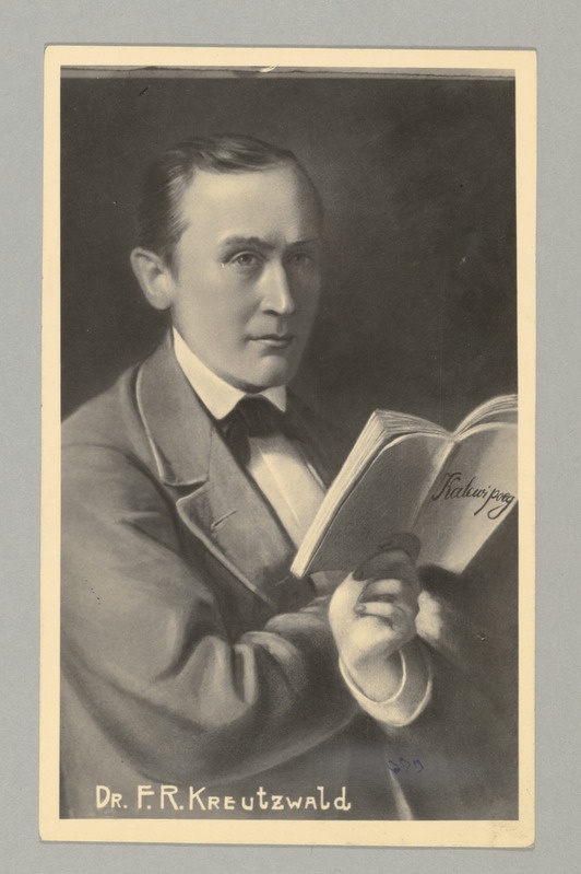 Reprofoto Johann Köleri maalist (1864). Portree: dr. Friedrich Reinhold Kreutzwald.