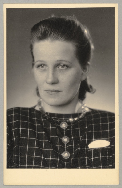 Portree: Elfride Selgmäe - ENSV Ülemnõukogu saadik, valitud 16.02.1947