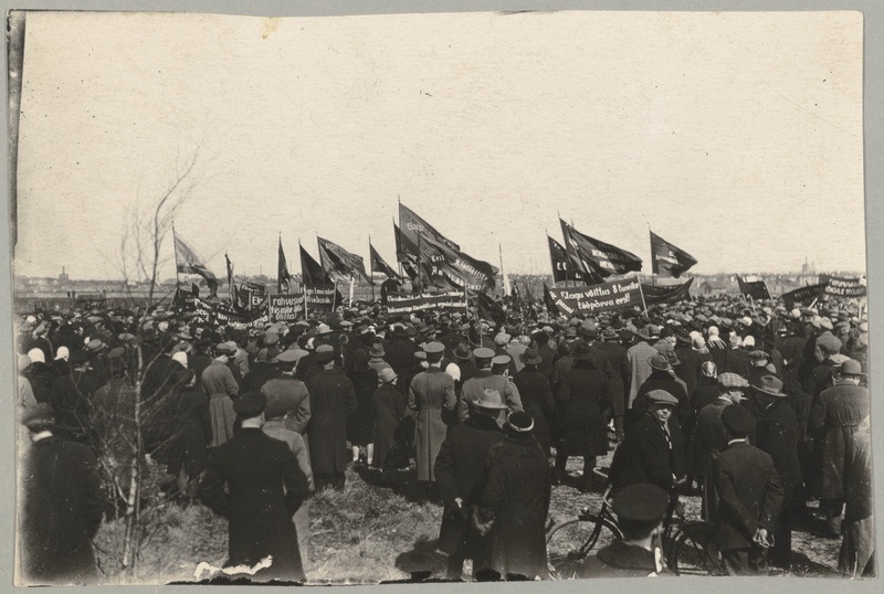 1. mai demonstratsioon Stroomis 1923. a.