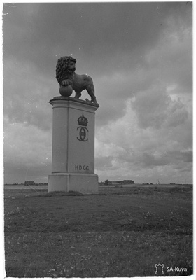 The Memorial of Karle XII, built near Narva in 1936 by the Swedish people.  similar photo