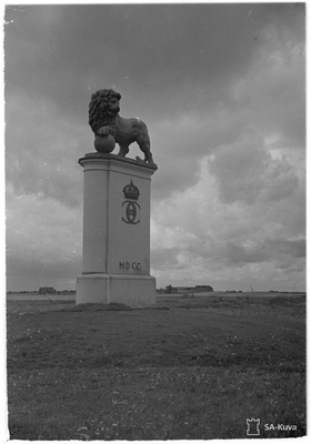 The Memorial of Karle XII, built near Narva in 1936 by the Swedish people.  similar photo