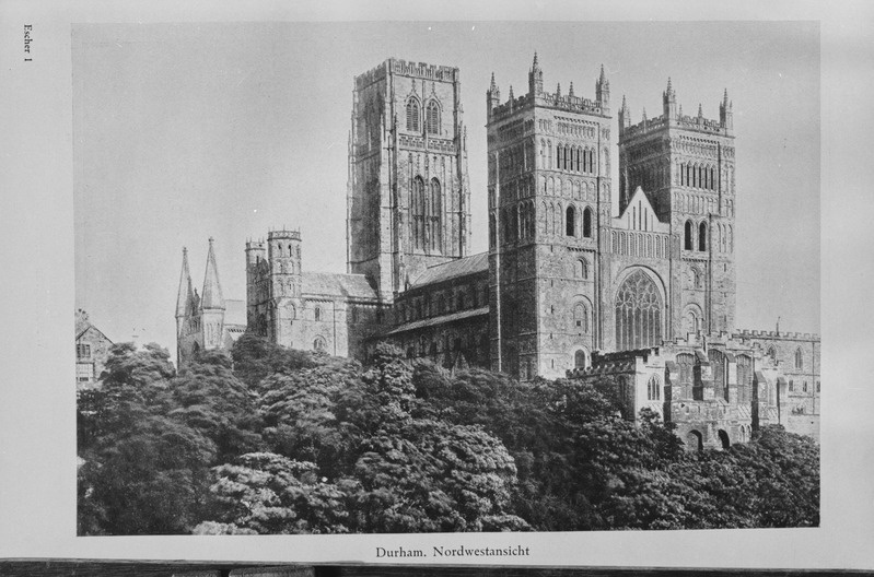Durham'i katedraal. Vaade loodest
