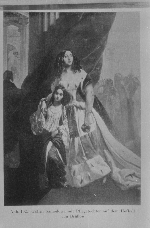 [Krahvinna Samoilova kasutütrega ballil]