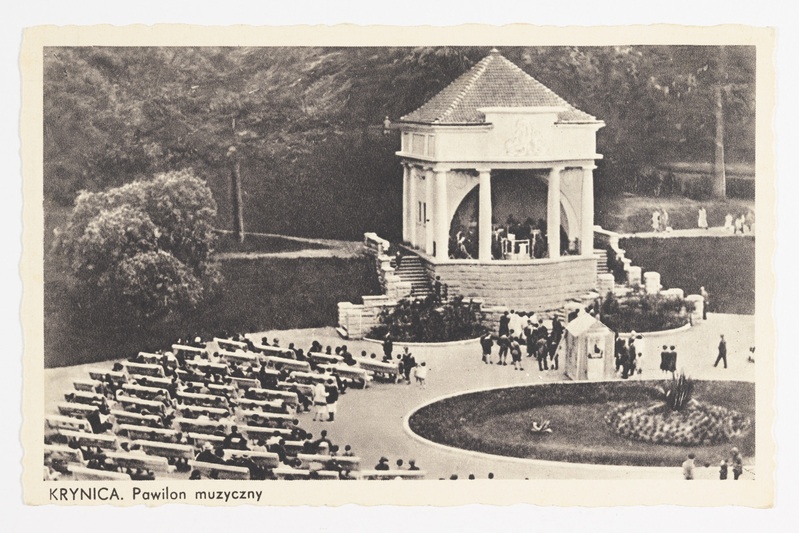 Krynica, nüüd Krynica-Zdroj linn - muusika paviljon