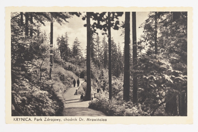 Krynica, nüüd Krynica-Zdrój linn - Zdrojowy park