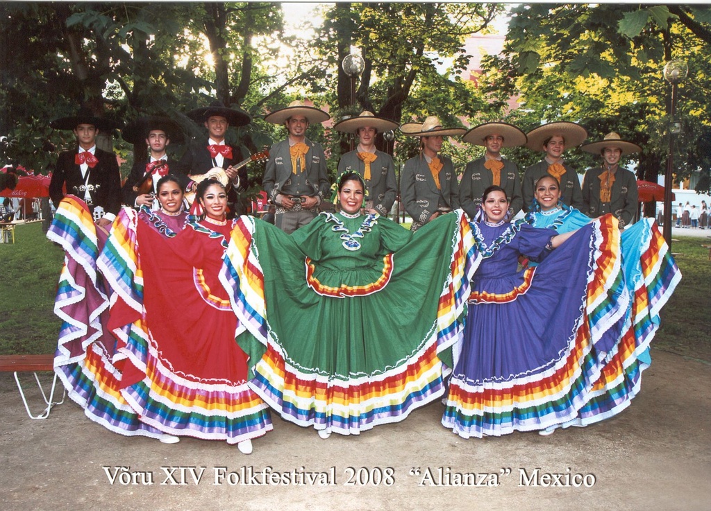Foto "Võru XIV Folkfestival 2008 "Alianza" Mexico
