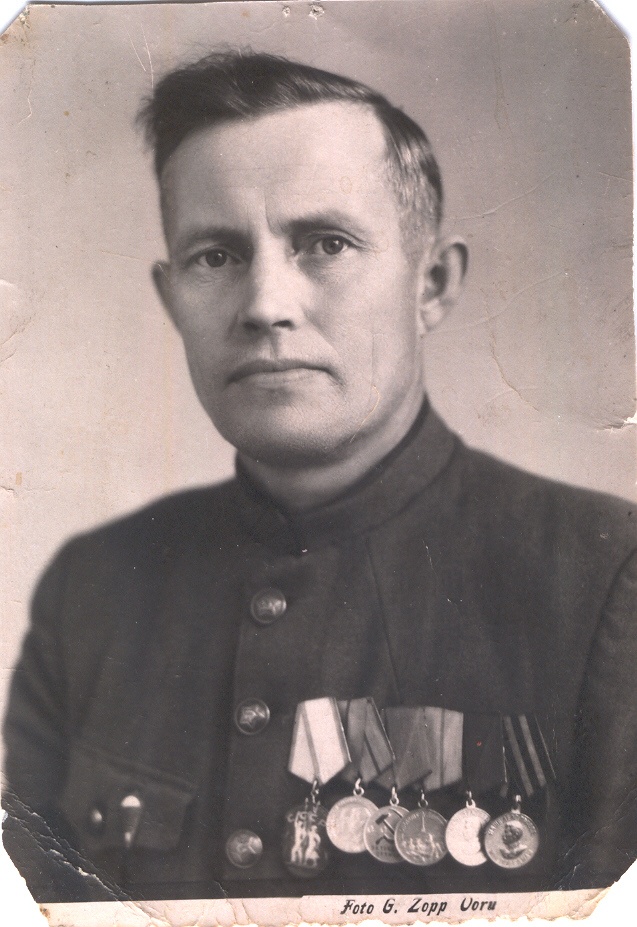 Foto. Kulbok, Albert Ivani poeg, Suure Isamaasõja veteran, partisan.