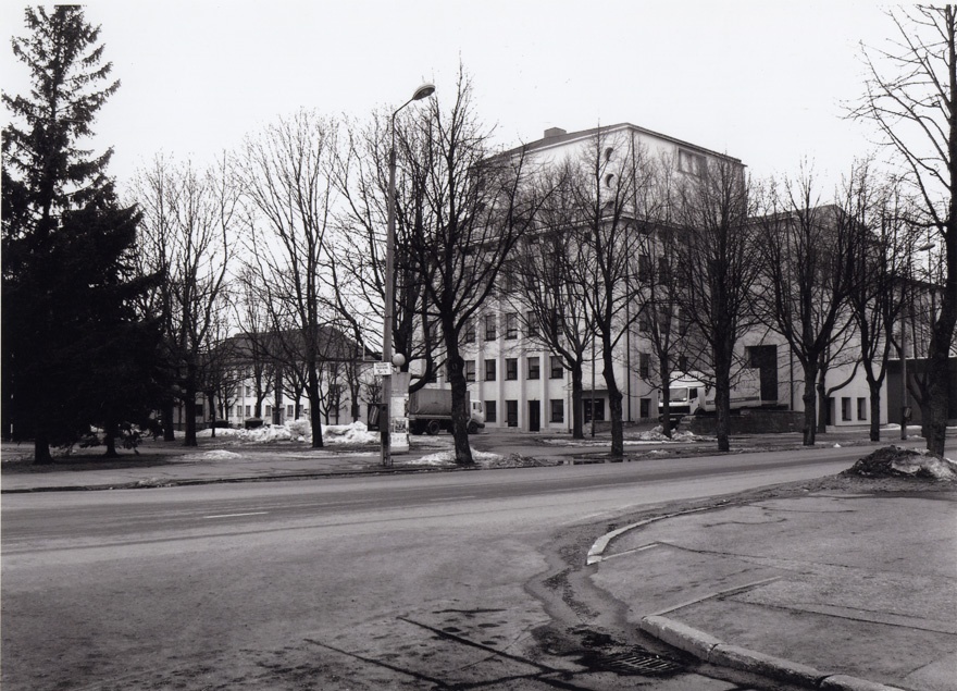Teater Endla, tagantvaade. Arhitekt Ilmar Laasi