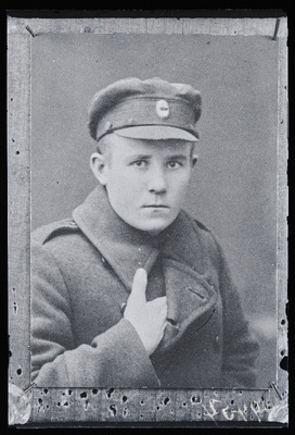 Sõjaväelase foto, (30.09.1927 fotokoopia, tellija Soopa).  duplicate photo