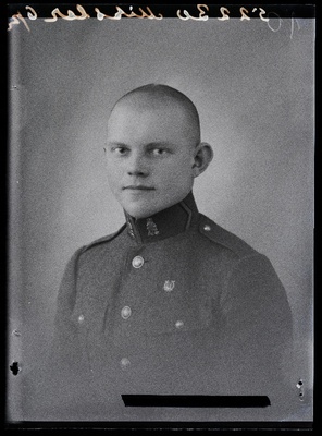 Sõjaväelane Missler [Misler], Sakala Üksik Jalaväepataljon.  duplicate photo