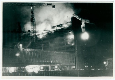 Tulekahju Viru hotellis, 1969.a.  similar photo