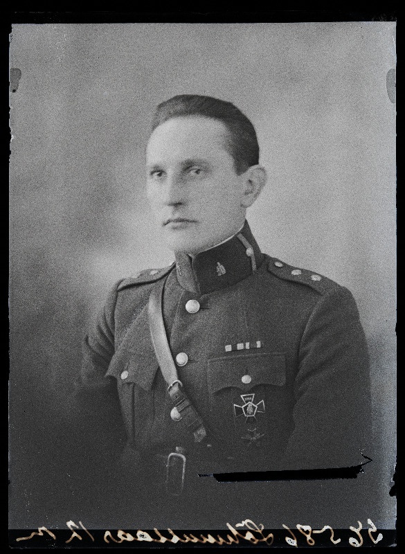 Sõjaväelane, leitnant Siegfrid Bernhard (Siim) Lõhmussaar, Sakala Üksik Jalaväepataljon.