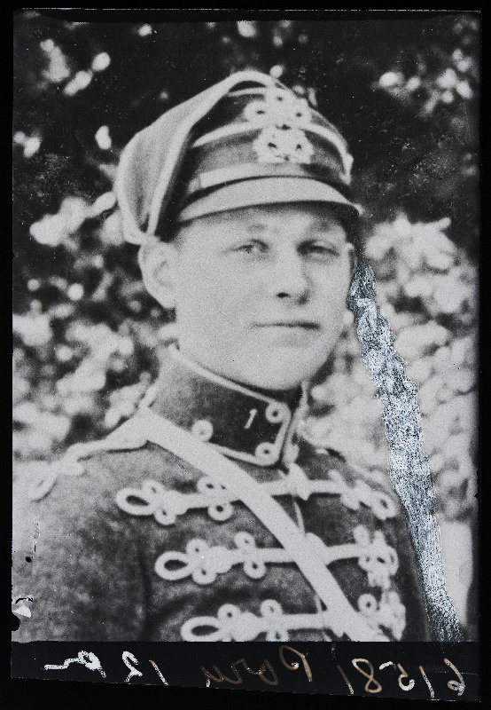 Sõjaväelane, ratsaväelane, (06.03.1934 fotokoopia, tellija Põru).