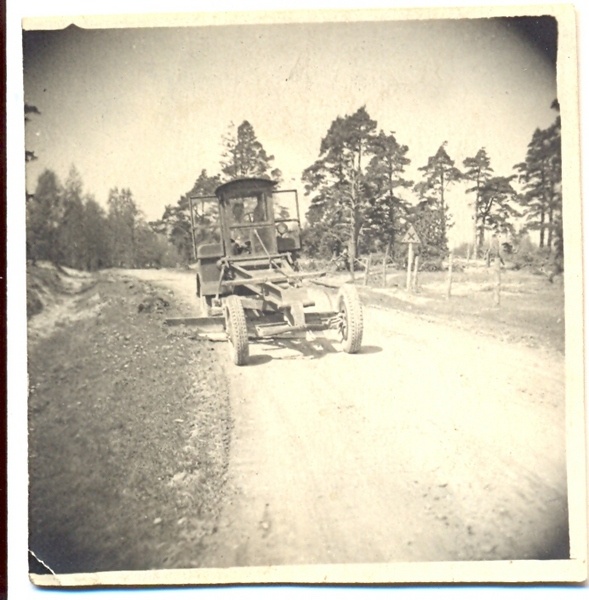 foto Emmaste-Luidja tee profileerimine 1950