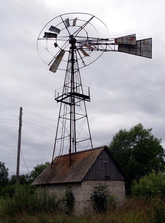 Wind-water pump Hiiu county Emmaste municipality Emmaste