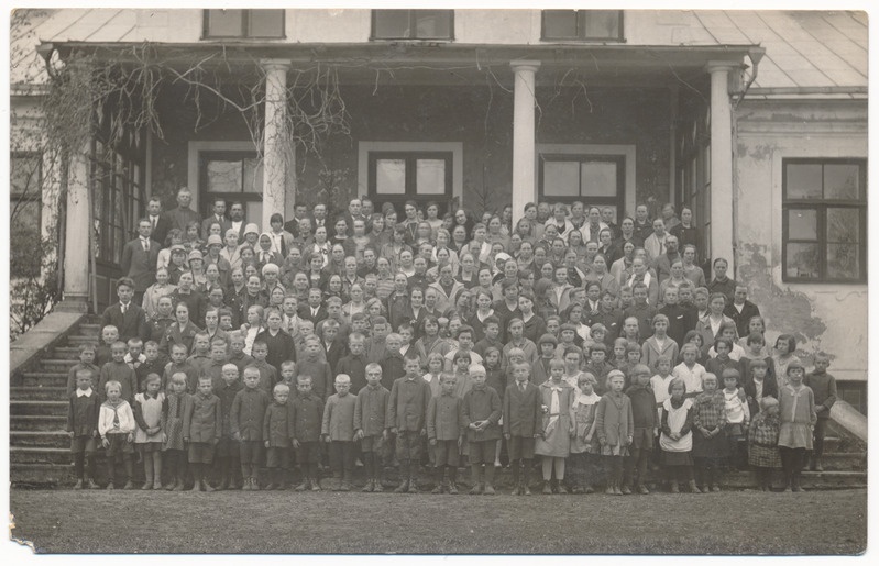 grupifoto Pilistvere khk Imavere kool, emadepäev, koolilapsed, emad, õpetajad, 1934