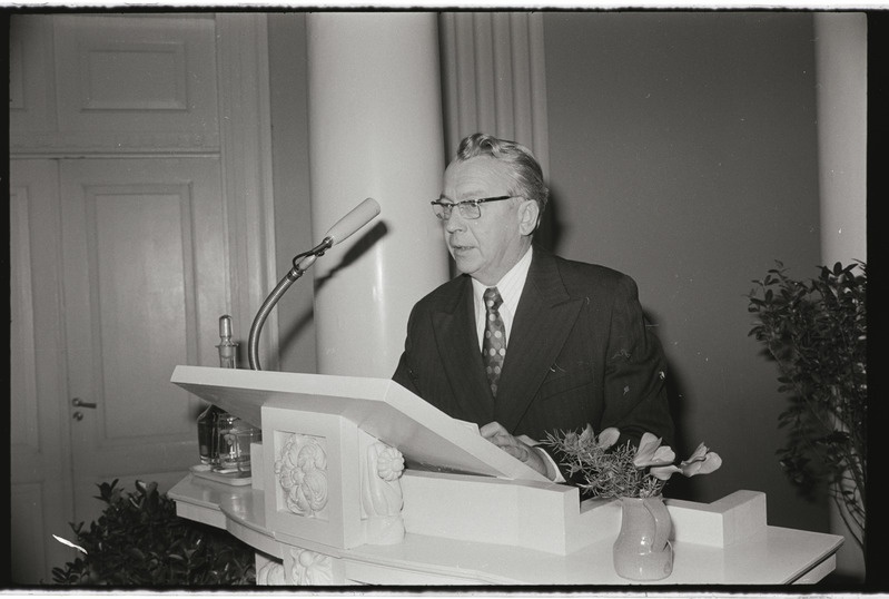 Tartu ülikooli arstiteaduskonna päev ülikooli aulas. 15. oktoober 1976. a.