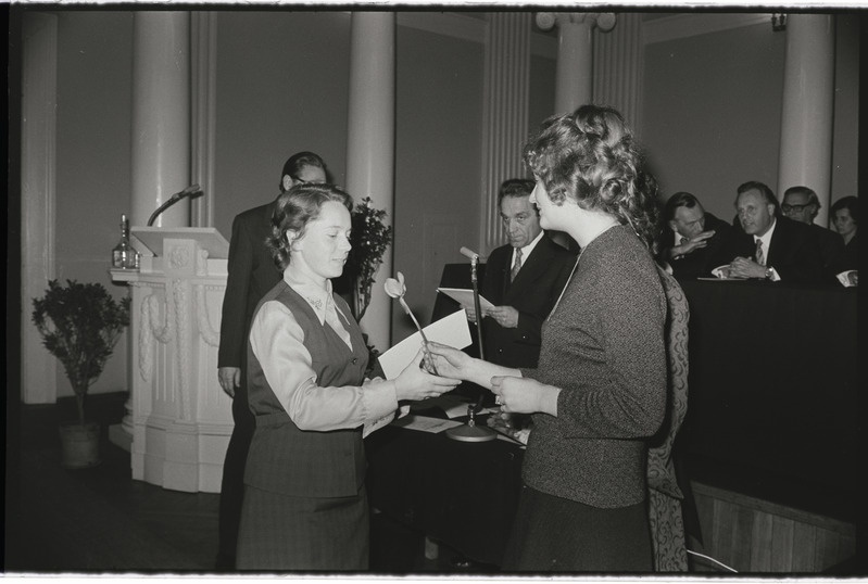 Tartu ülikooli arstiteaduskonna päev ülikooli aulas. 15. oktoober 1976. a.