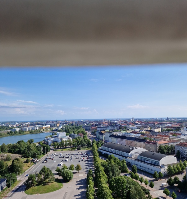 Näkymä Olympiastadionin tornista.; Etelään. rephoto