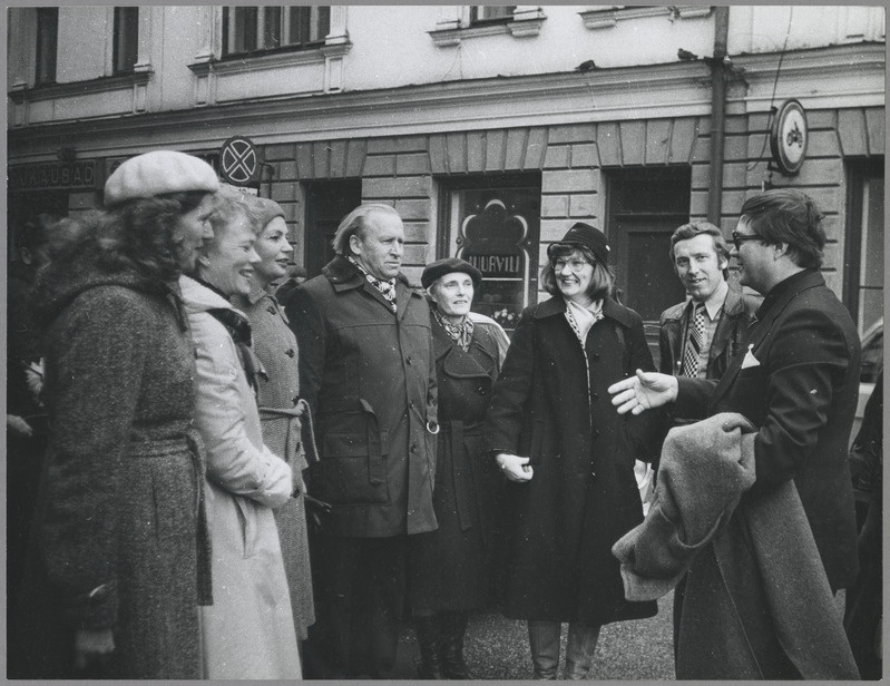 foto, Viljandi, Porvoo külalised jt, 1981, foto E. Veliste