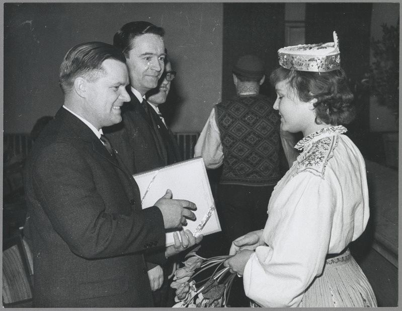 foto, Viljandi, Porvoo külalised, 1962, foto E. Veliste