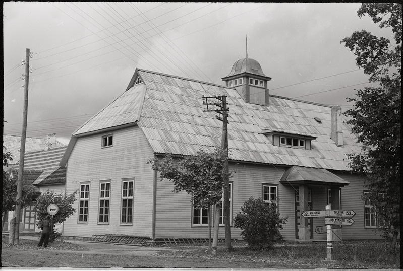 negatiiv, Viljandimaa, Kolga-Jaani seltsimaja, 1957