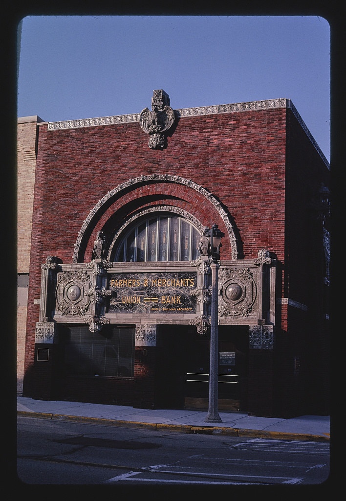 Farmers and Merchants Union Bank, James Street, Columbus, Wisconsin (LOC)