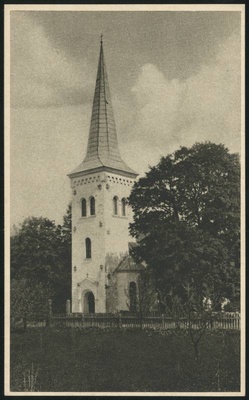 trükipostkaart, Kõpu khk, Suure-Kõpu kirik, kirjastaja K. Jaik, u 1935  duplicate photo