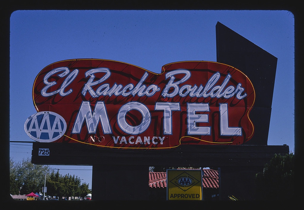 El Rancho Motel sign, Boulder City, Nevada (LOC)