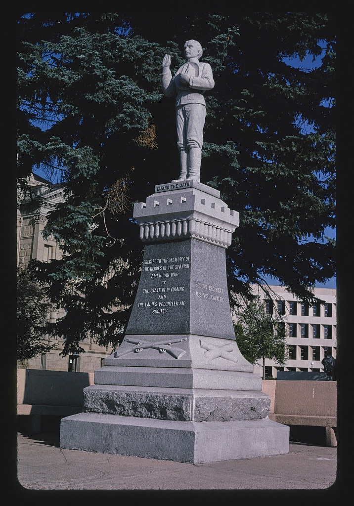 Monument Spanish American War on State Capitol grounds, Cheyenne, Wyoming (LOC)
