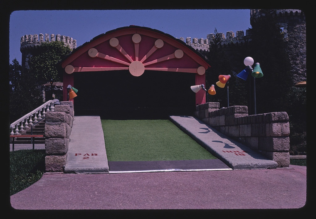 Entrance, Castle Park Golf, Sherman Oaks, California (LOC)