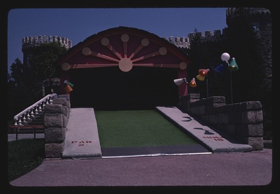 Entrance, Castle Park Golf, Sherman Oaks, California (LOC)  duplicate photo