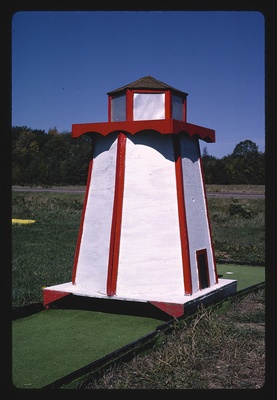 Lighthouse, Verla's mini golf, Route 13, Pittsville, Wisconsin (LOC)  duplicate photo