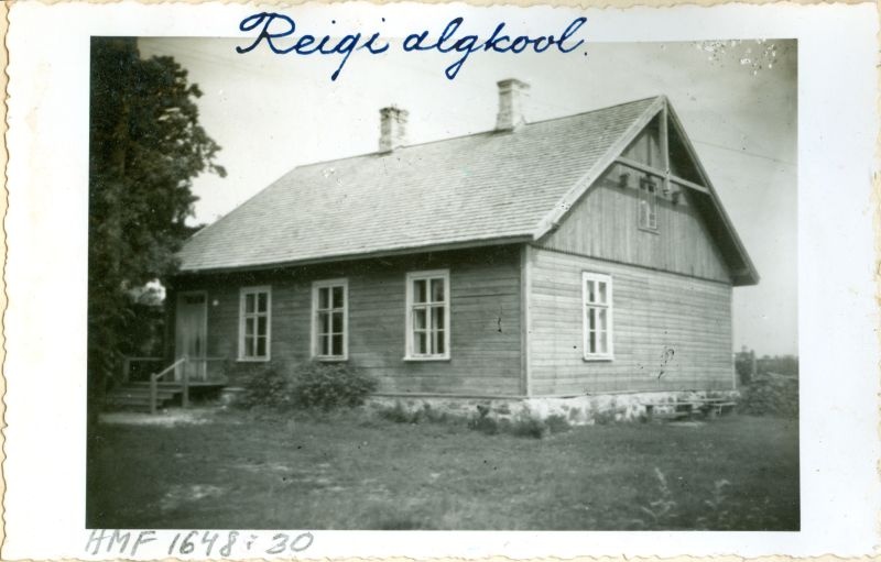 Foto. Reigi algkool.1930. a. Asub HM 8606.