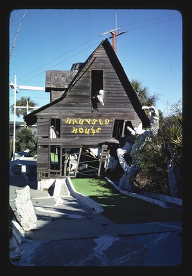 Haunted house, Goofy Golf, Panama City Beach, Florida (LOC)  duplicate photo