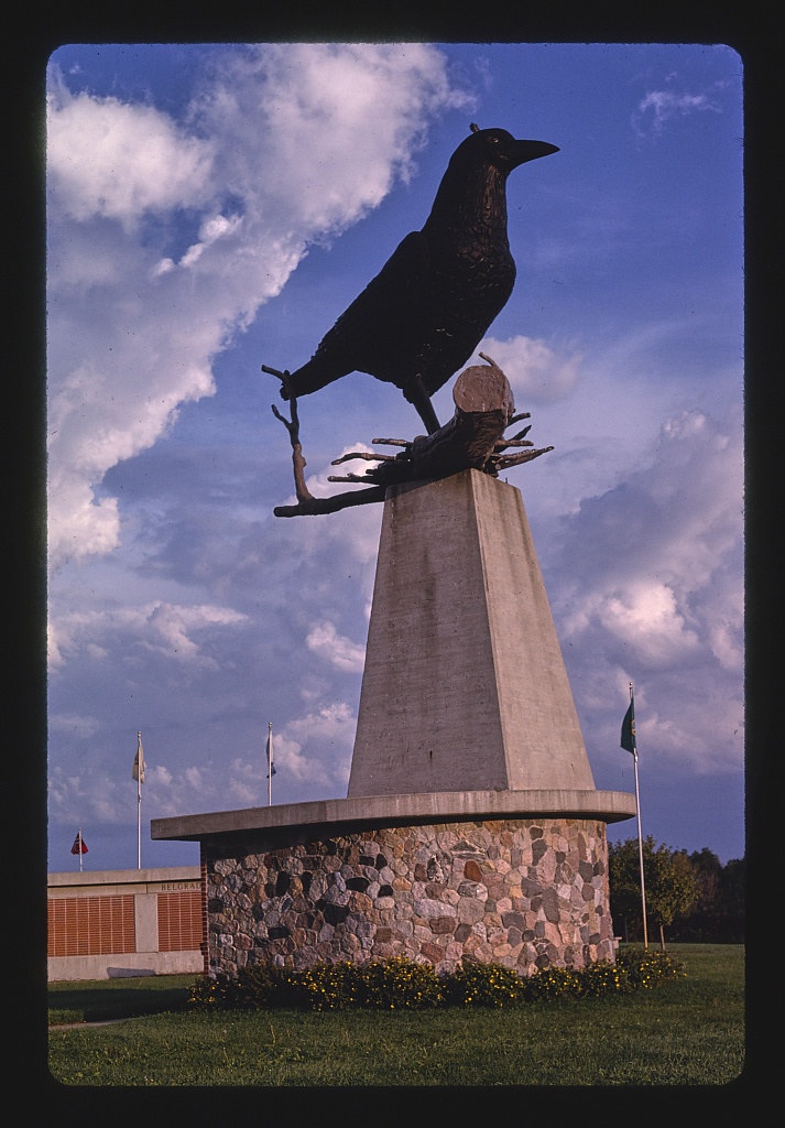 Crow statue, Belgrade, Minnesota (LOC)