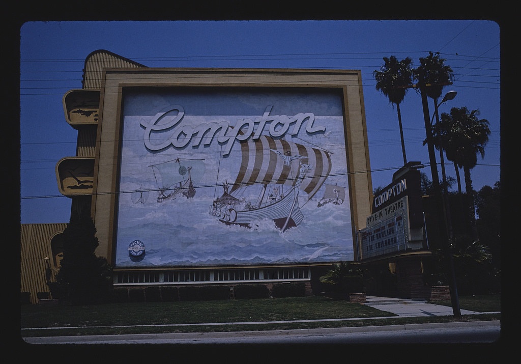 Compton Drive-in Theater, Rosecrans Avenue, Compton, California (LOC)
