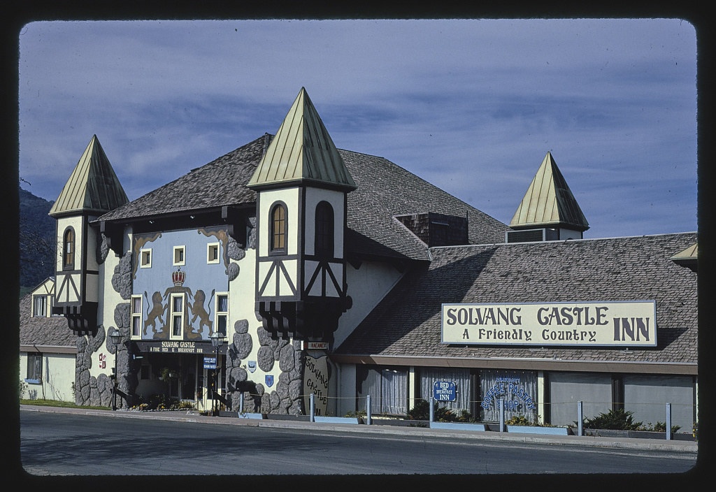 Solvang Castle Inn, angle 2, Route 246, Solvang, California (LOC)