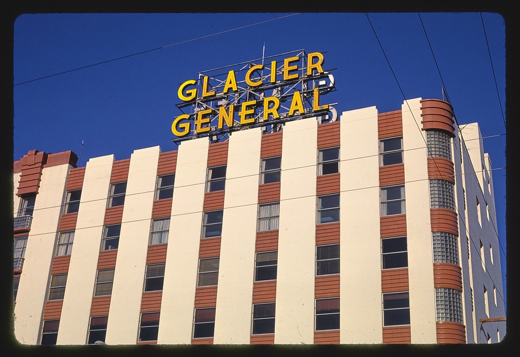 Florence Hotel (then Glacier General Building), angle 3, Higgins Avenue, Missoula, Montana (LOC)