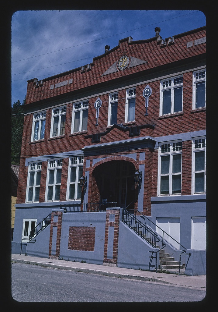 Morning Club (1920), angle 4, Hunter Street, Mullan, Idaho (LOC)